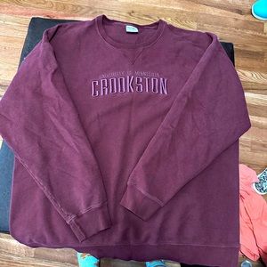 University of Minnesota Crookston sweatshirt